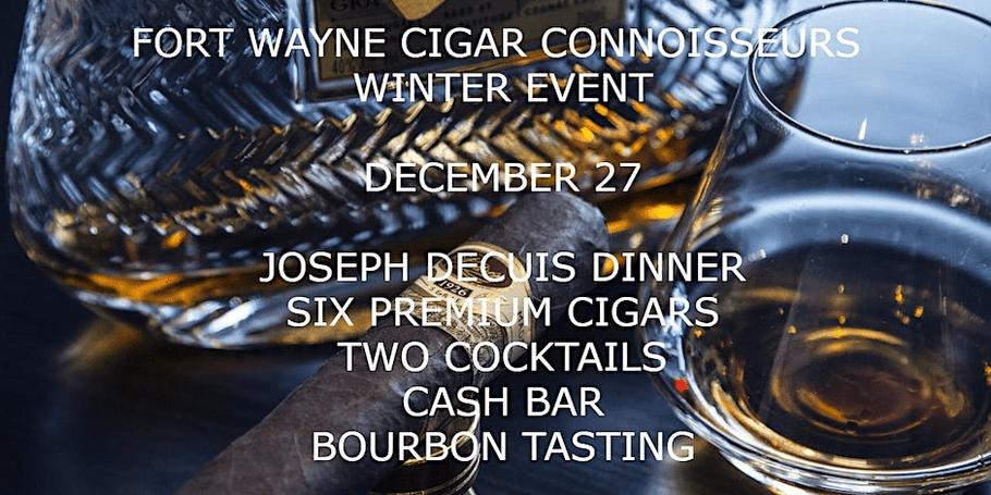 CIGAR DINNER DECEMBER 27 JOSEPH DECUIS