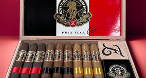 Espinosa - Knuckle Sandwich Prix Fixe Figurado Sample Set - 5 x 58 - Box of 9 cigars (w/Coin)
