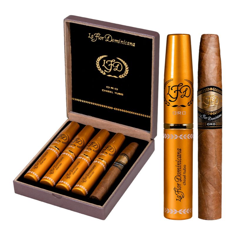 La Flor Dominicana - Oro Tubo Chisel (Box of 5)